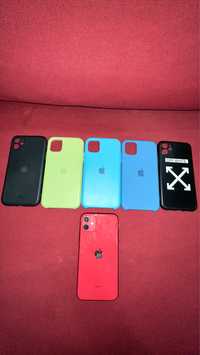 Iphone 11 Red 64gb + 5 CAPAS + PELICULA DE VIDRO