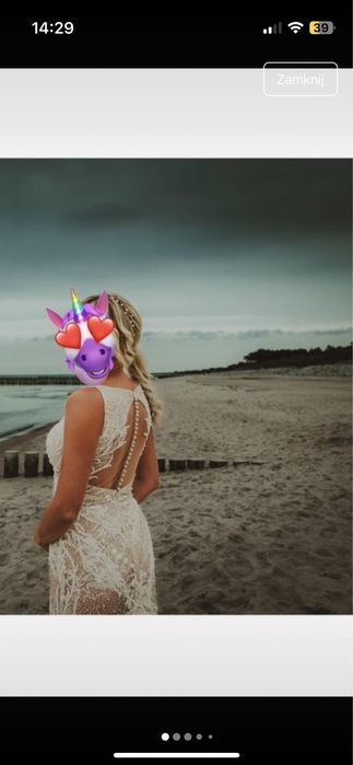 Suknia Milla Nova, skylar .  Syrenka r. M . Jak nowa