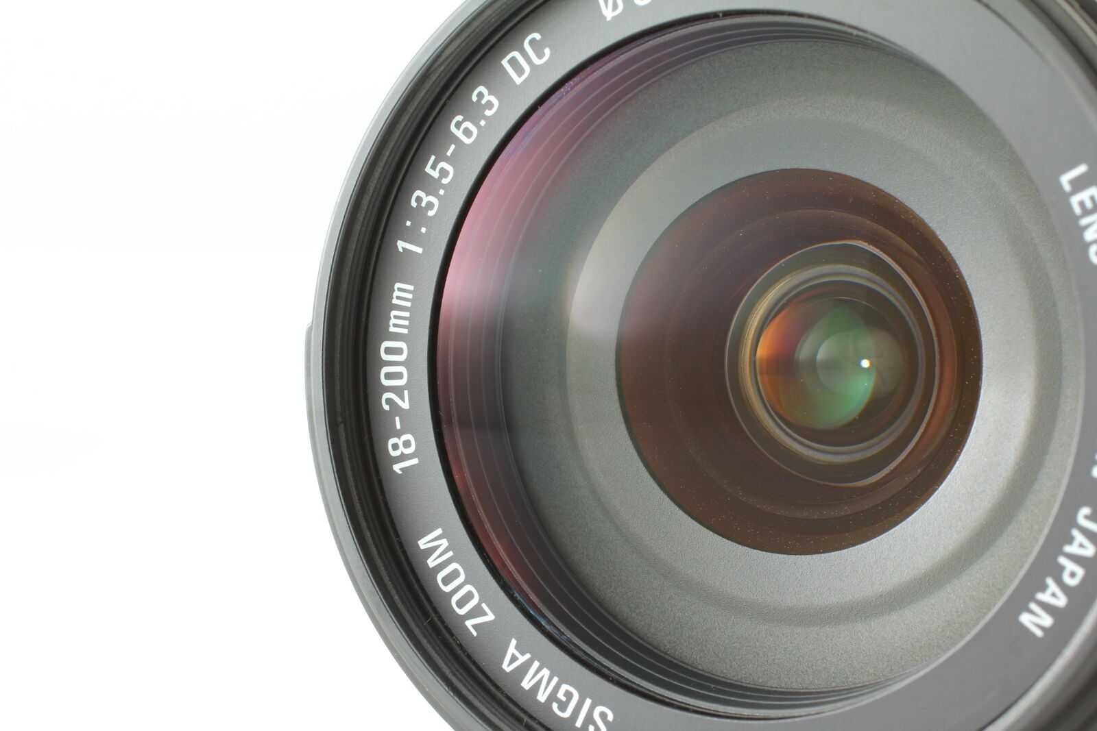 Lente Sigma 18-200 mm f/3,5-6,3 DC AF Motorizada para Nikon APS-C DSLR