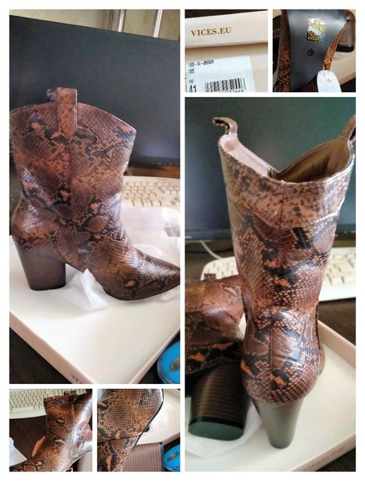 Сапоги. демисезонные "Казаки" 41-42 размер ,осенние, новые.