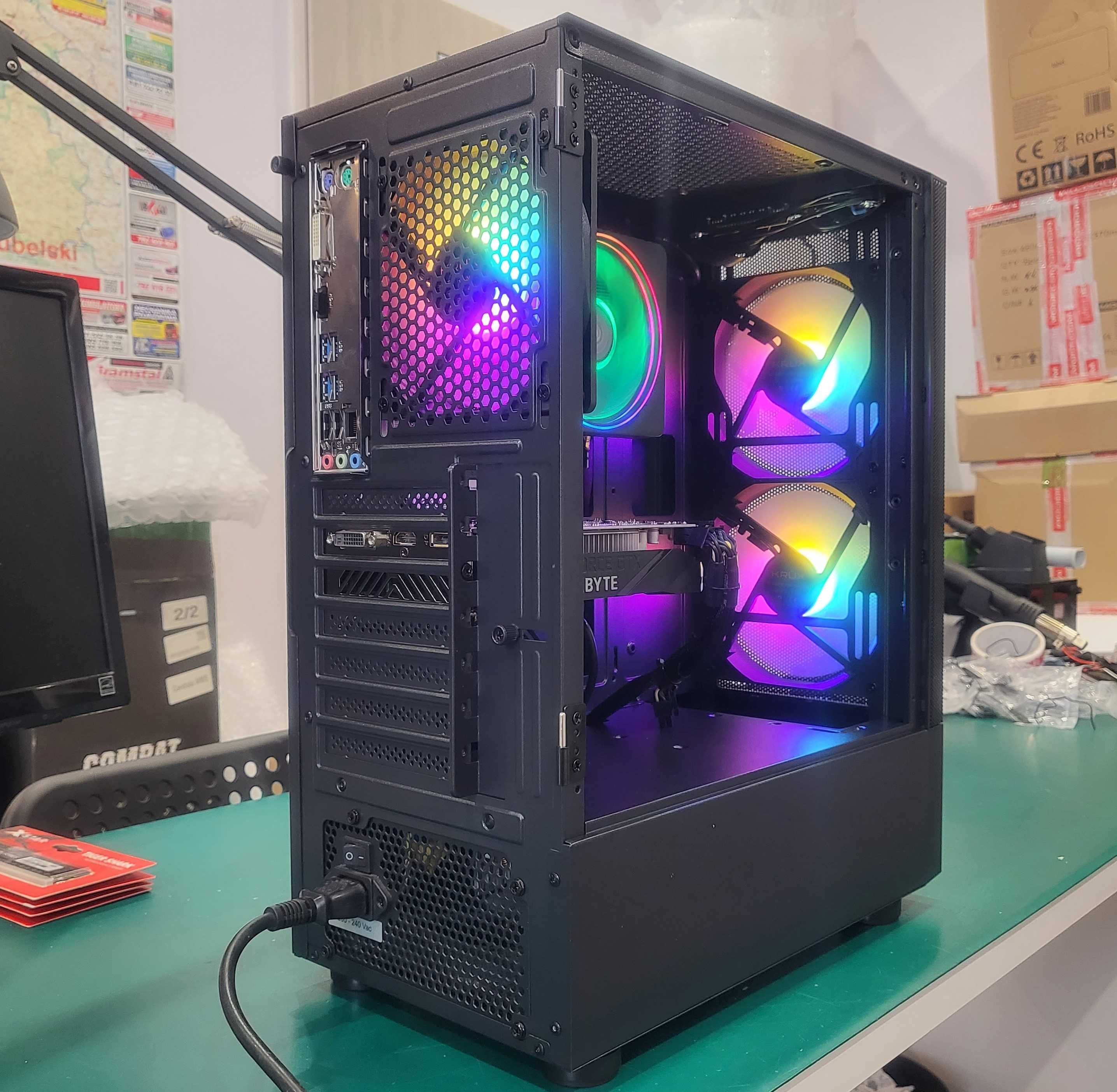 KOMPUTER DO GIER | i5-12400F 4,40Ghz | RX 7600 8GB | 32GB | SSD 500GB