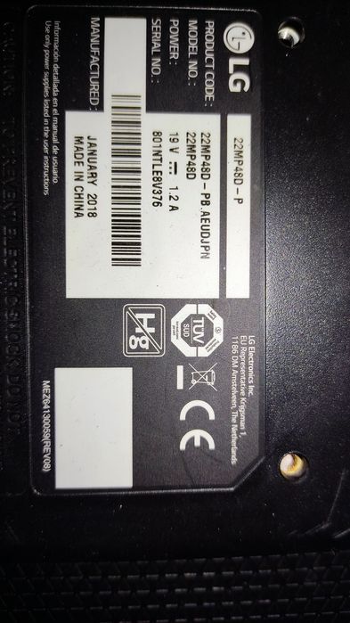 PŁYTA GŁÓWNA do Monitora LG Model 22mp48d-p