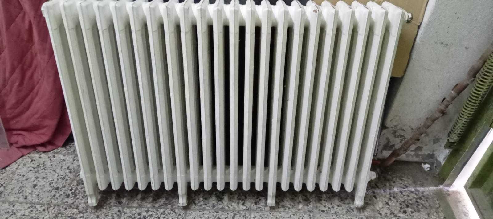 Radiador Ferro Fundido 22 elementos / módulos com pés branco