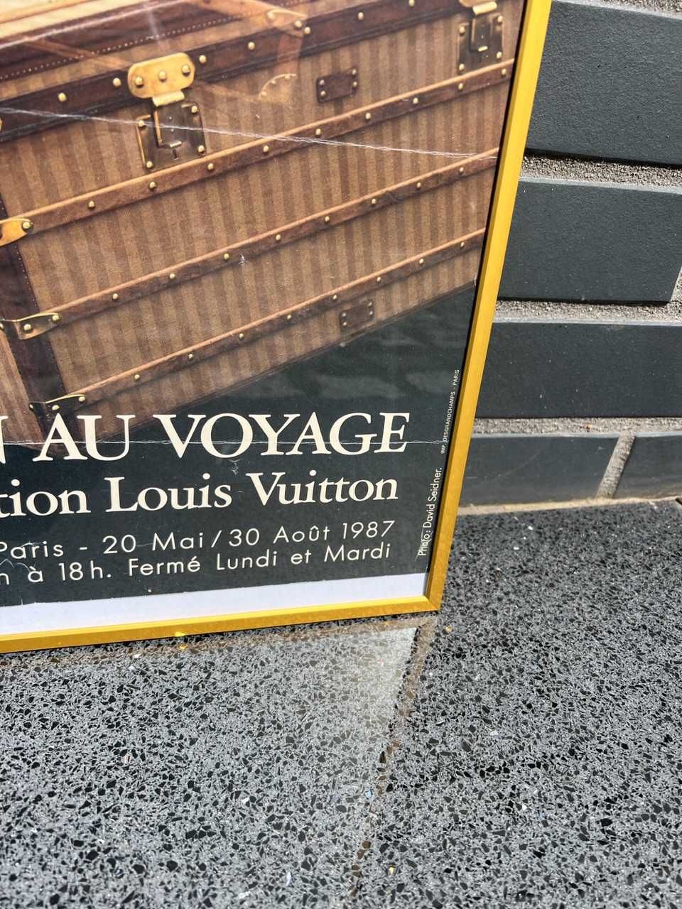 Plakat Louis Vuitton z 1987 Musee des Decoratifs