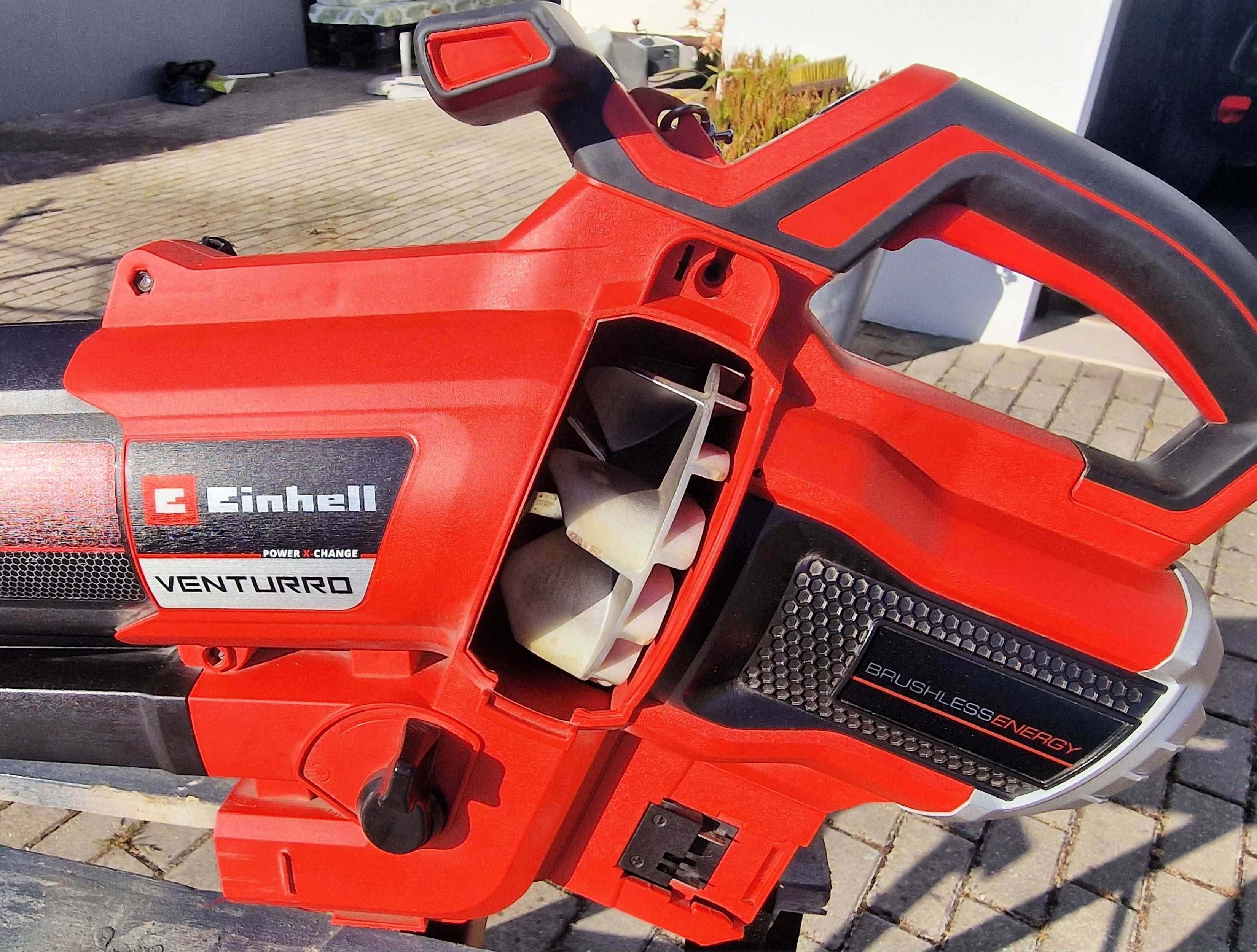 Soprador e aspirador Venturro da Heinell com pack de duas baterias 18V