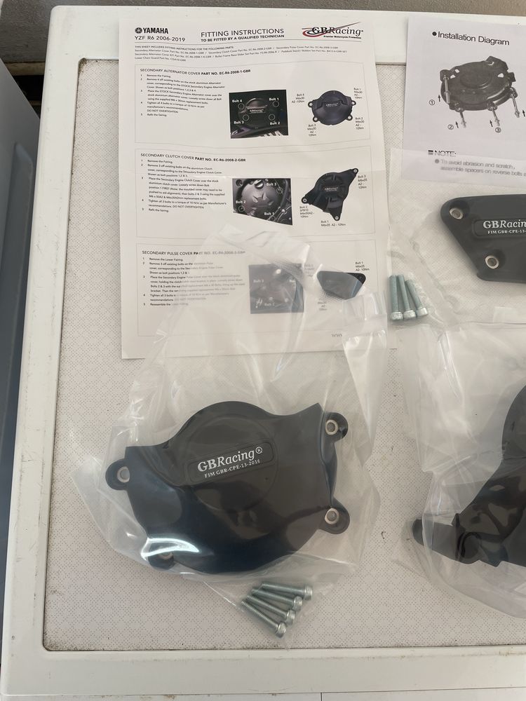 proteção do motor para yamaha r6