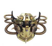 maska ​​skórzana Ubauta Steampunk Maska Cosplay Punk Rivet Masquerade