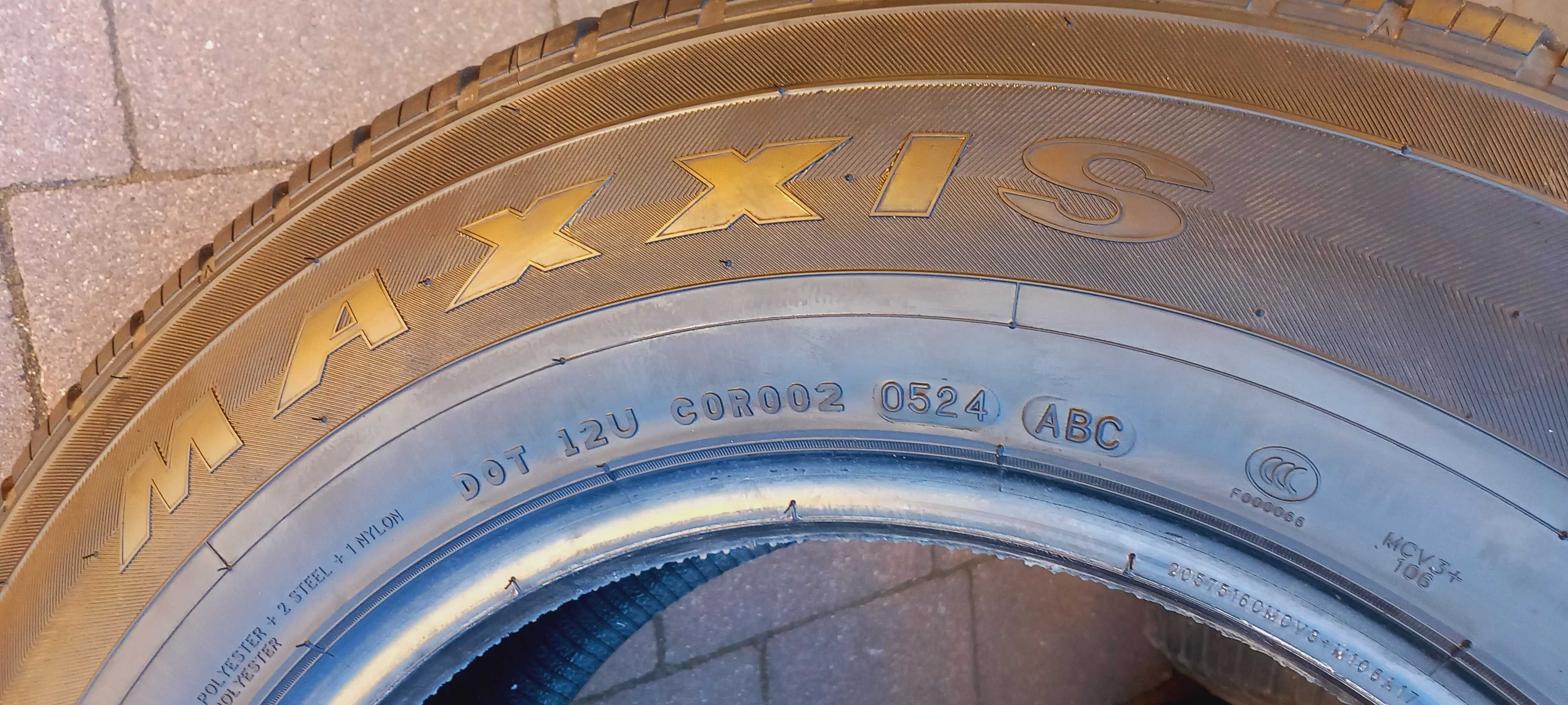 Opony lato nowe/demo 4x MAXXIS 205/75R16C 113/111R . 2024r. FULL , Bdb