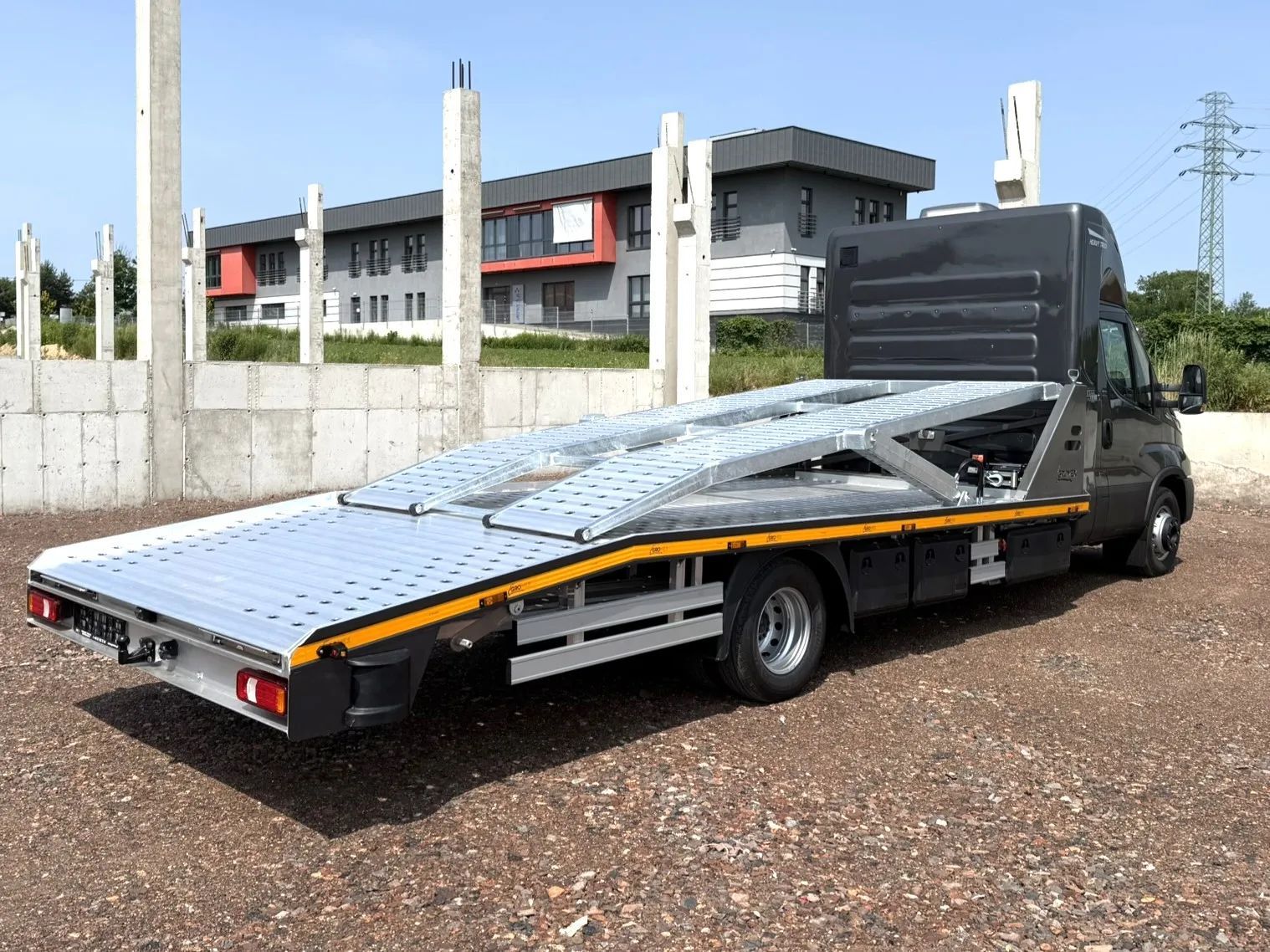 Iveco Daily  70C21 Laweta na dwa auta, Autotransporter, Sypialnia zakabinowa, VDI