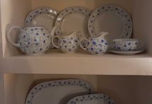 porcelana angielska stara 12 różnych sztuk z jednego kompletu