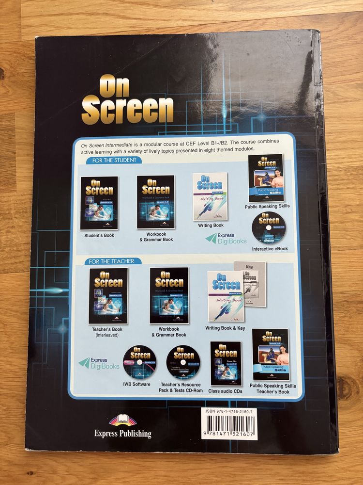 On Screen Intermediate B1+/B2 Workbook Ćwiczenia Express Publishing