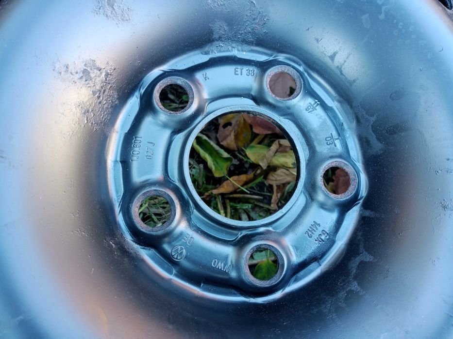 5/100 r14 et38 Skoda Volkswagen Металеві Диски