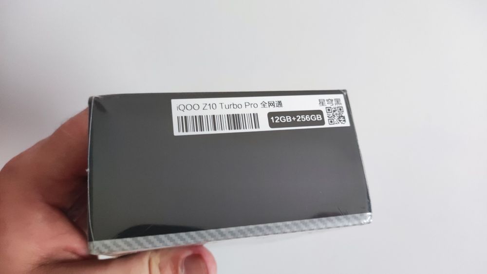 Новий Vivo Iqoo Z10 Turbo Pro Black 12/256gb 8s Gen 4 Ігровий смартфон