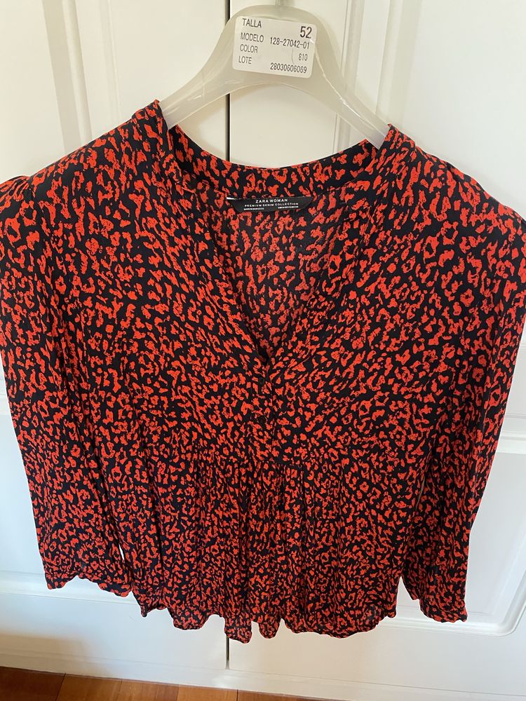 Blusa Zara animal print