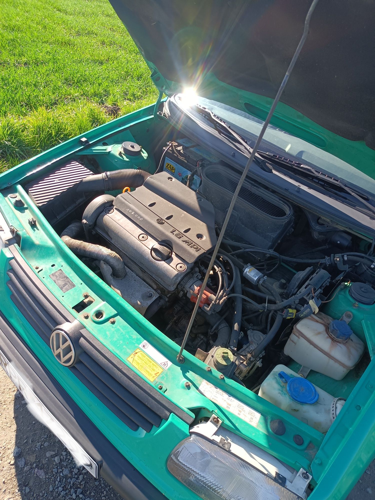 VW Caddy pickup.