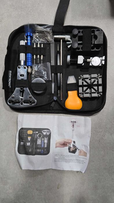 Zestaw narzędzi zegarmistrzowskich do naprawy zegarków EVENTRONIC