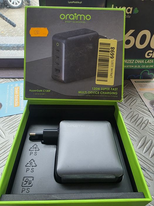 Ładowarka Oraimo OCW-E109F 120W
