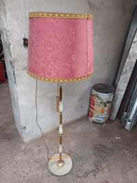 Lampa stojącą miedź-granit