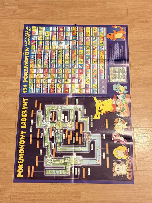 Baldur's Gate / Pokemon - plakat z lat 90 click