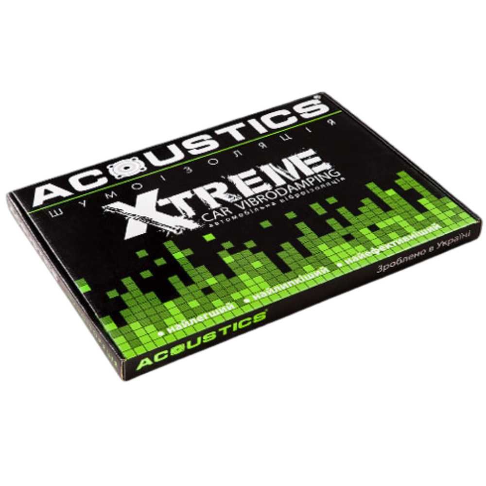 Віброізоляція Auto Acoustics XTREME Товщина 2 мм, Лист 37х50 см