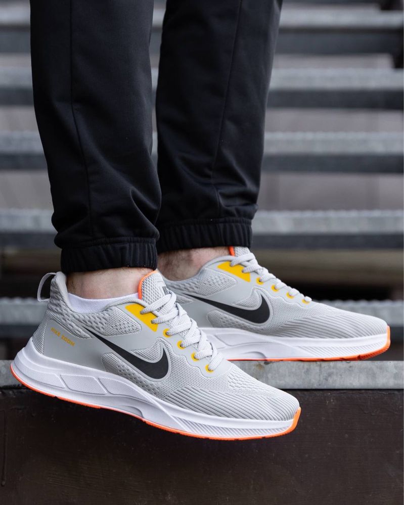 Мужские кроссовки найк зум Nike Zoom Silver Orange 40,41,42,43,44