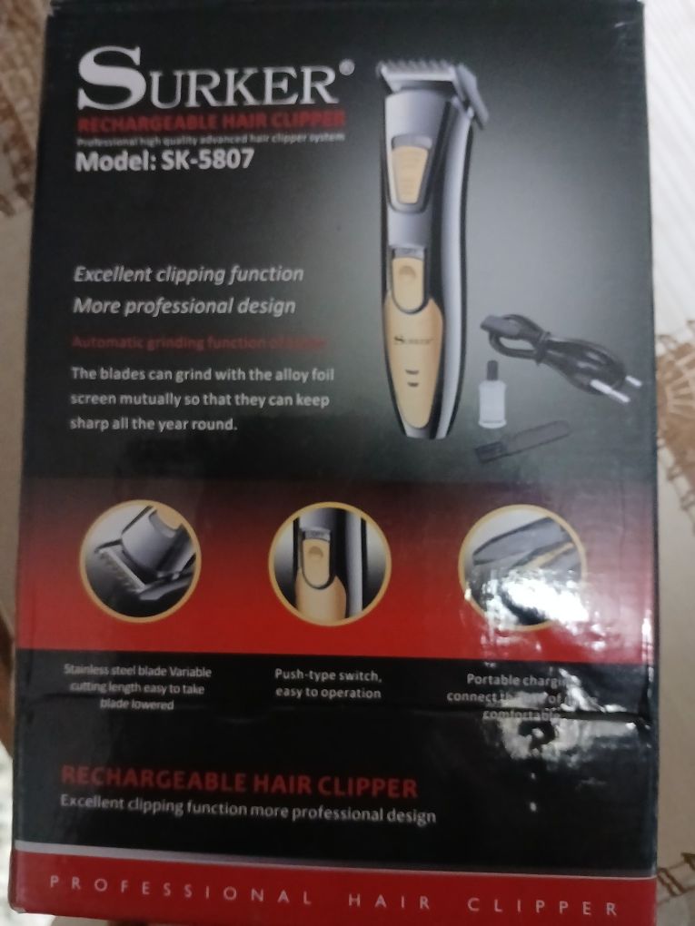 Maquina de cortar cabelo e barba sem fios