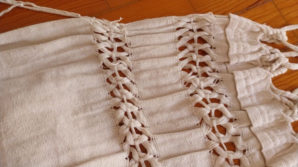 Cama de rede branco doble