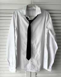 H&M koszula biała klasyk basic egzaminy święta okazje r 170 +