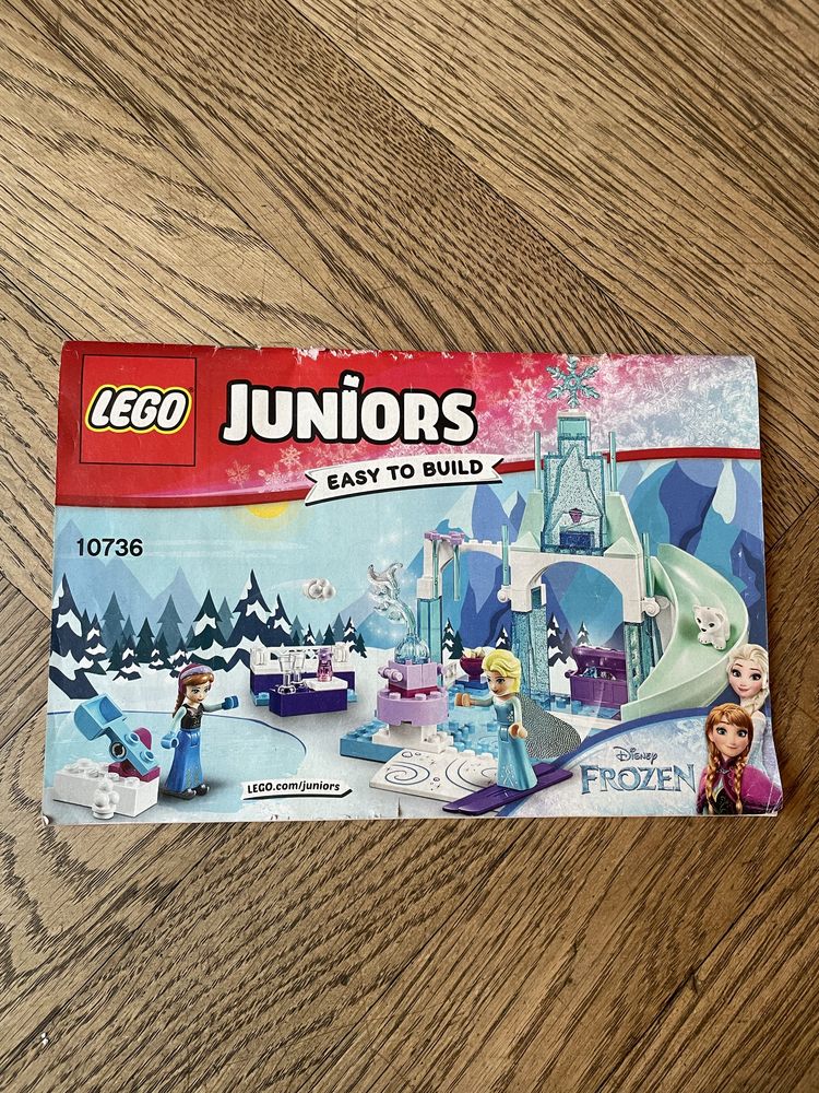 Lego Juniors 10736 Plac Zabaw Anny i Elsy z Krainy Lodu