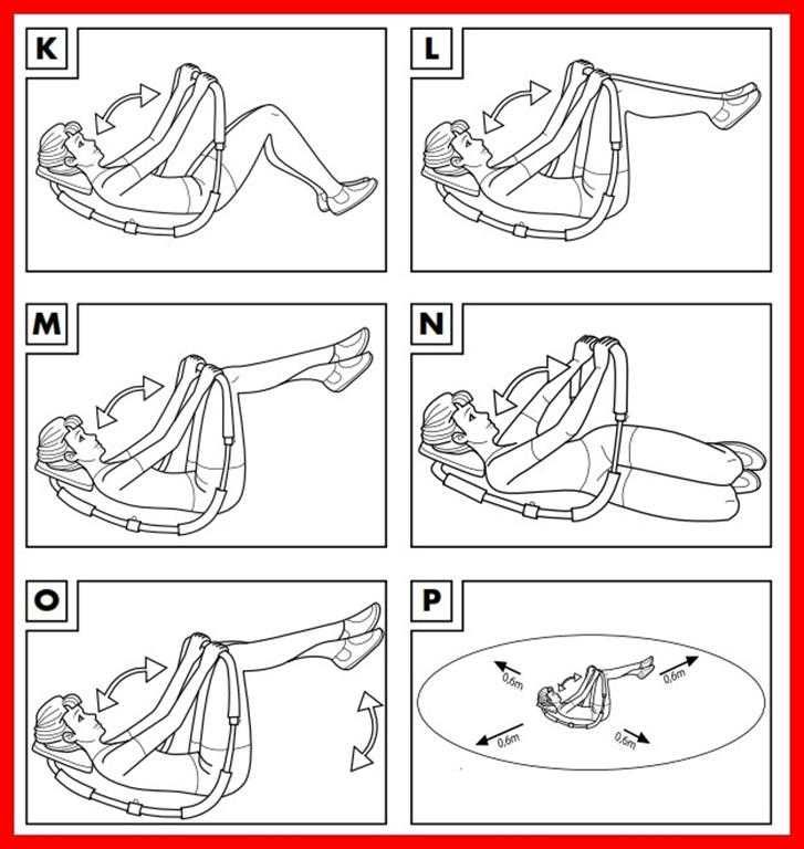 Aparelho abdominais portátil/compato/desmontável com computador treino