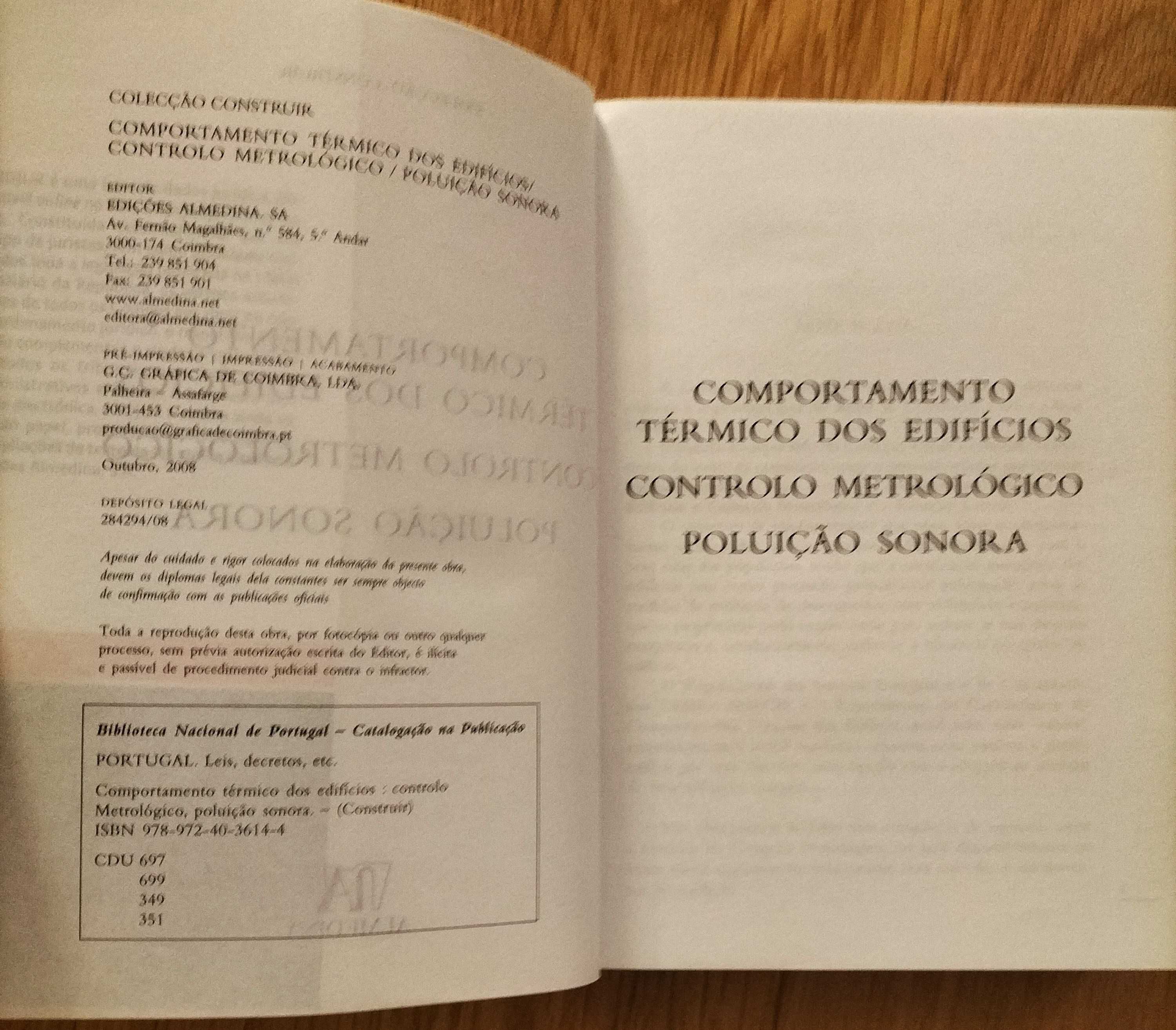 Comportamento Térmico dos Edifícios cont. metrológico poluição sonora