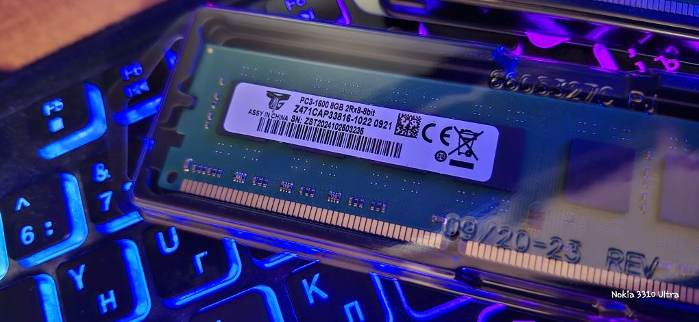 Оперативная память DDR3 8GB 1600MHz (новая, в упаковке)