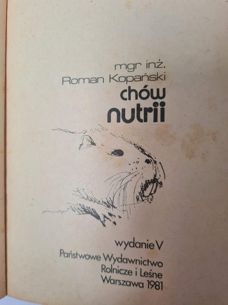 Chów nutrii - Roman Kopański. Książka