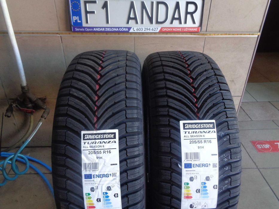 Nowe 205/55R16 BRIDGESTONE Turanza All Season 6 , Opony Całoroczne