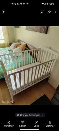 Cama de grades branca Bébé Confort