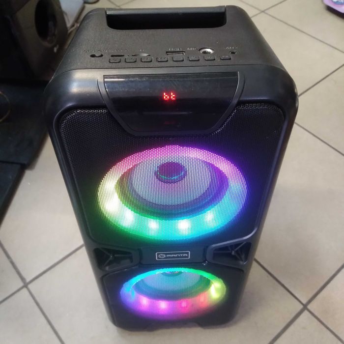Duży Głośnik Bluetooth Manta z radiem i wejściem USB / Polecam /