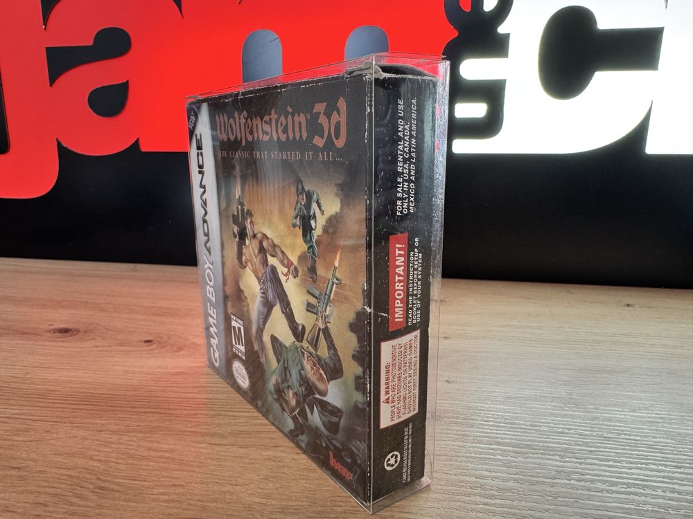 Wolfenstein 3D UKV Game Boy Advance CIB Oryginalny zestaw DB- stan