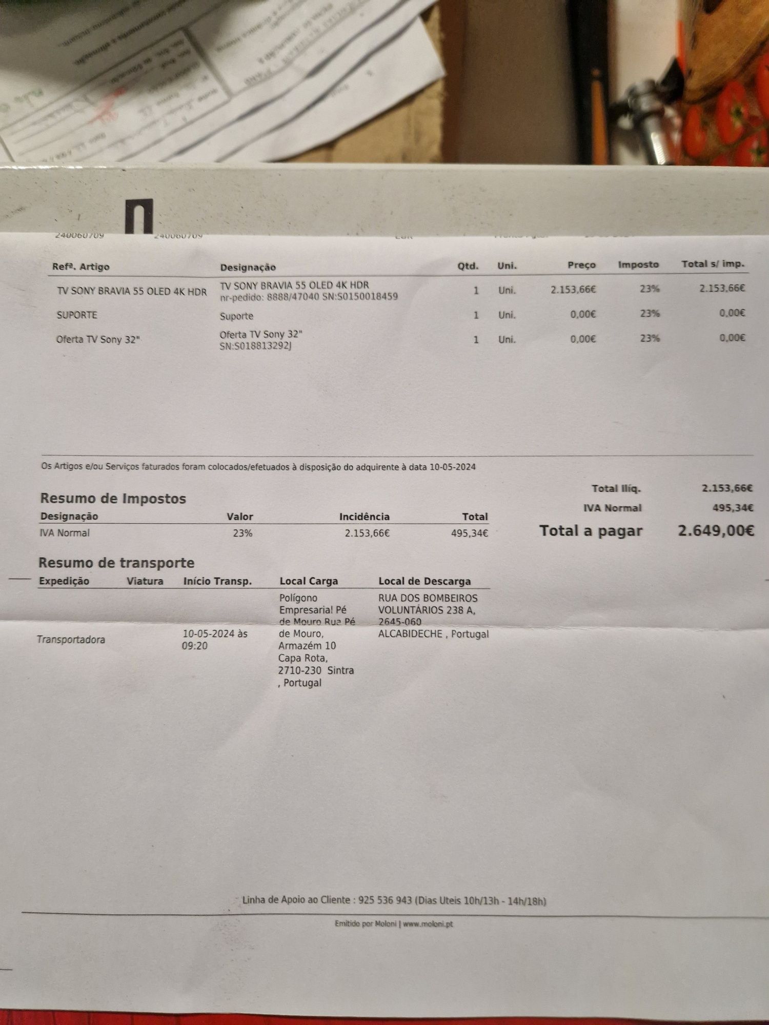 Tv sem uso, 55 polegadas, na caixa e com garantia 3 anos
