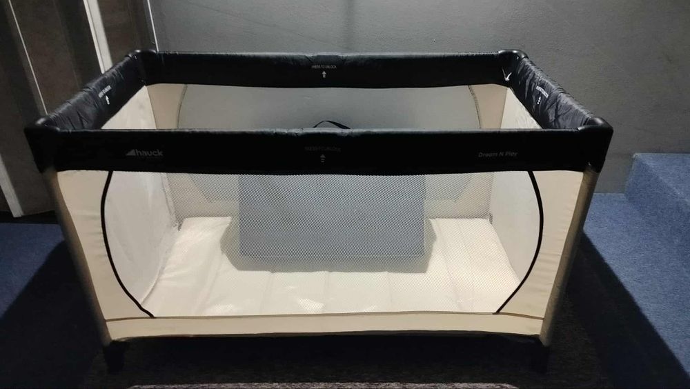 Łóżeczko turystyczne dziecięce kojec materac pościel prześcieradło