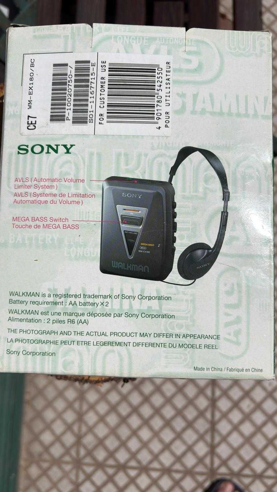 Walkman Sony WM-EX 180