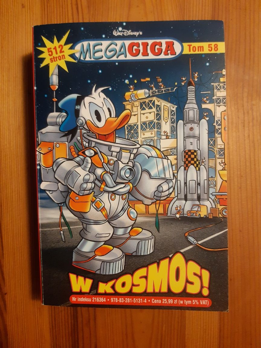 Komiks Kaczor Donald Mega Giga "W kosmos"
