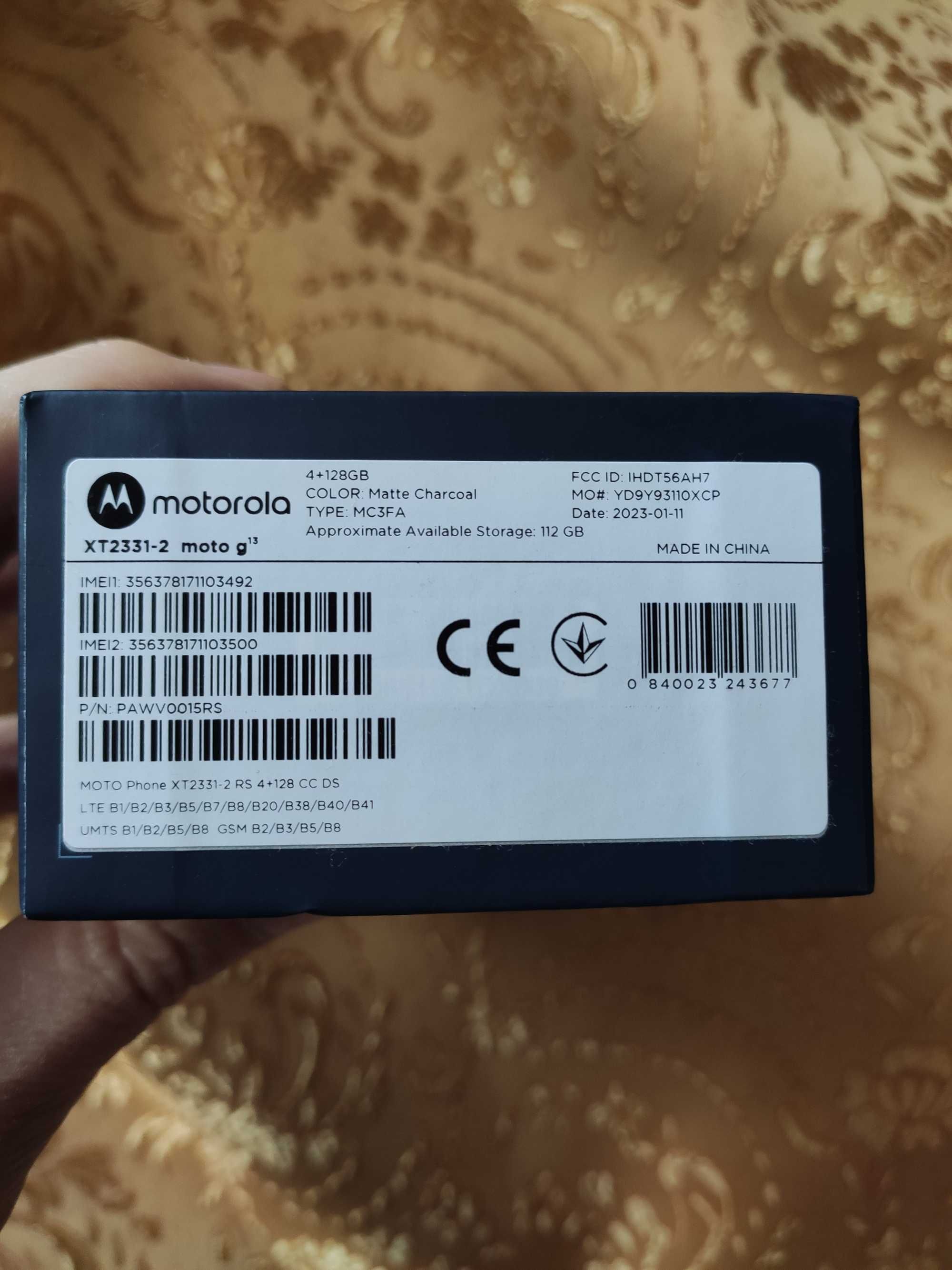 Motorola G13 128Gb NFC (Android 13, Heiio G85) в отличном состоянии.