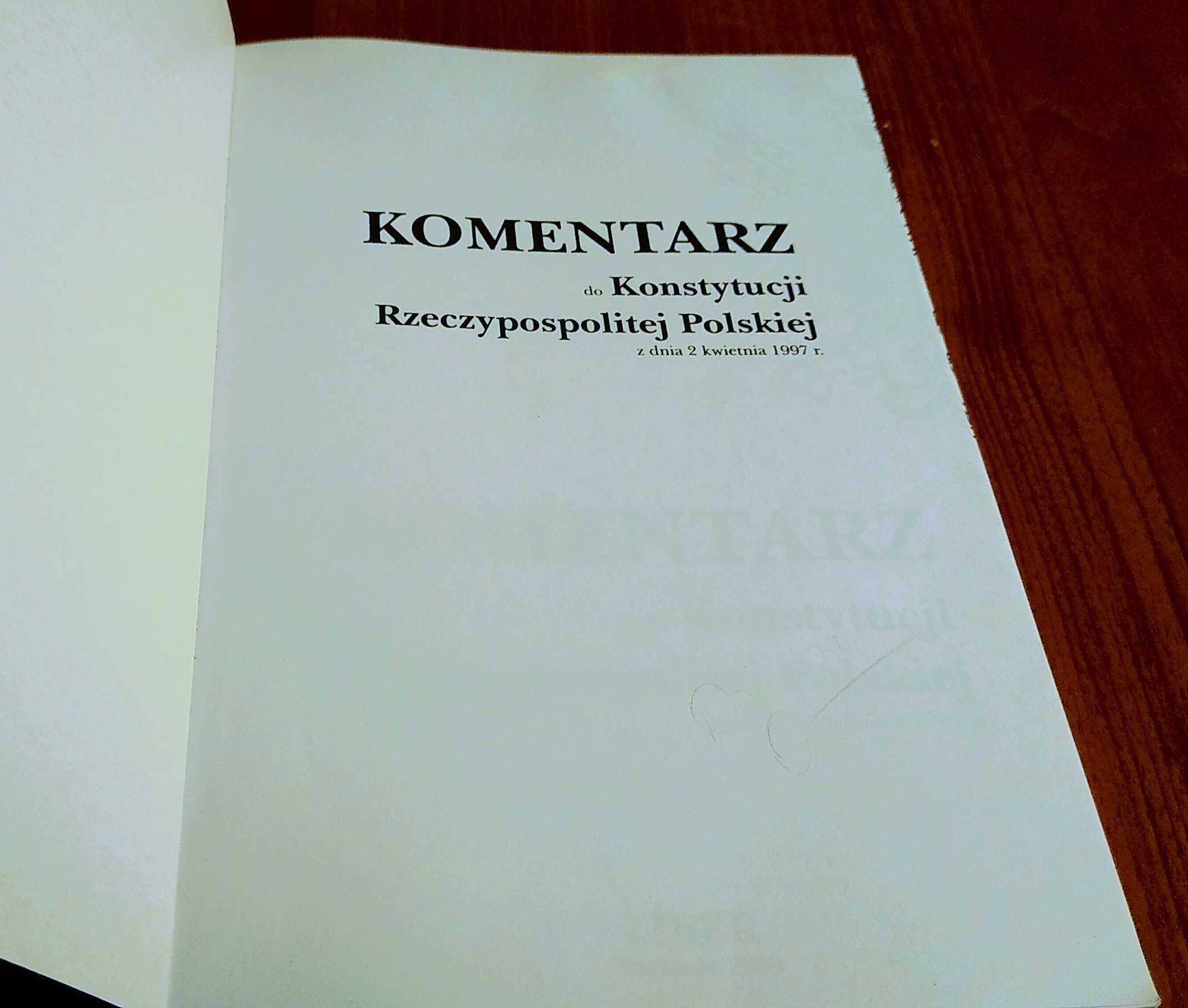 Komentarz do Konstytucji Rzeczypospolitej Polskiej z 1997 Winczorek.