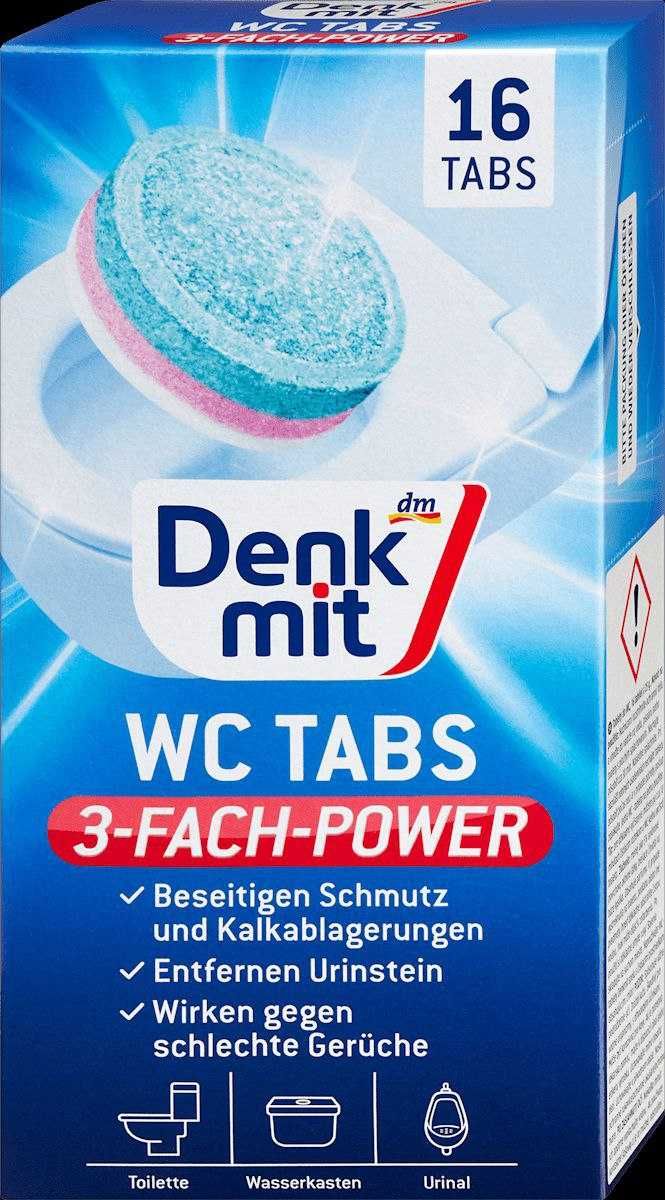 Таблетки для туалету потрійної дії Denkmit WC Tabs 400 г