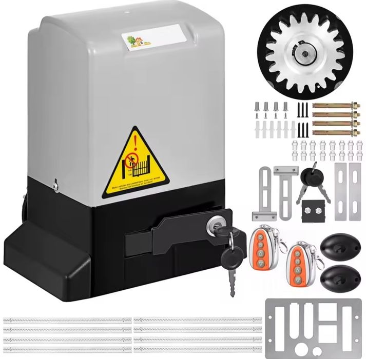 Автоматика для відкатних воріт VEVOR / Привід для воріт до 600 кг/12м