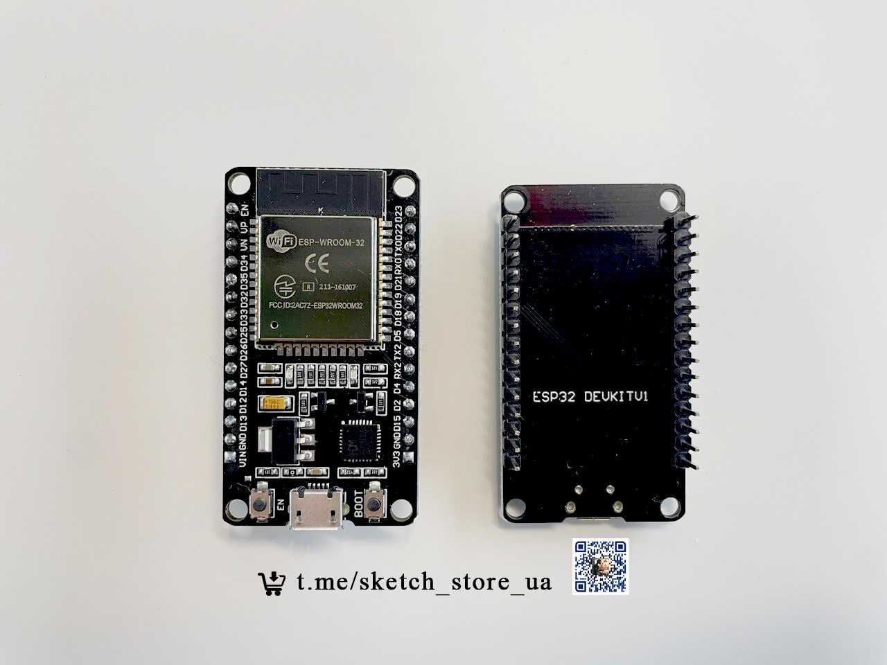 ESP WROOM 32 WIFI + Bluetooth, CP9102 / CP2102 / CH340 DevKit v1