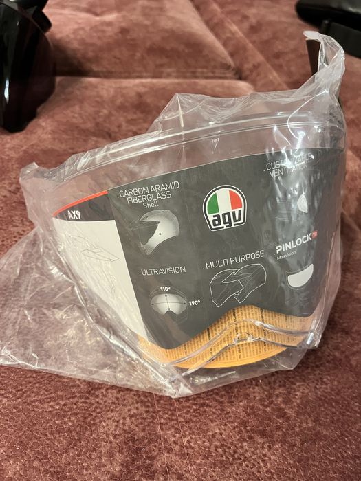 Agv ax8 ax9 візор прозорий