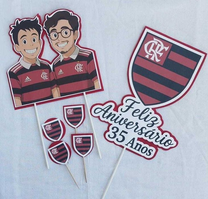 Topo de bolo personalizado