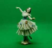 Bailarina porcelana alemã imperfeita década 1920