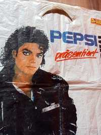 Michael Jackson Pepsi Bad reklamówka siatka dla fanów kolekcja